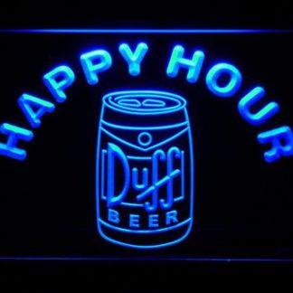 Duff Can Happy Hour neon sign LED