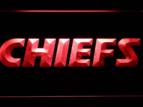 Kansas City Chiefs Text neon sign LED