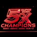New England Patriots 5X Super Bowl Champions - Image 7