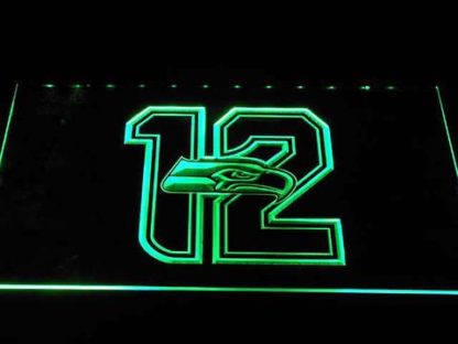 Seattle Seahawks New 12th Man neon sign LED