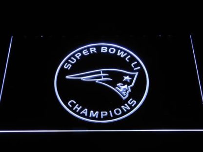 New England Patriots Super Bowl 51 Champions Circle Logo neon sign LED