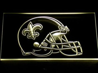 New Orleans Saints Helmet neon sign LED