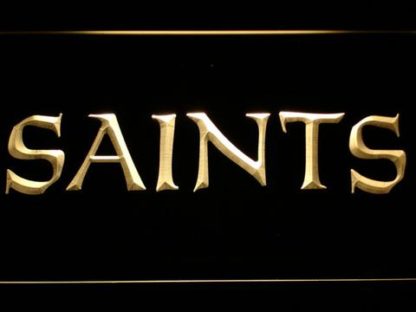 New Orleans Saints Text neon sign LED