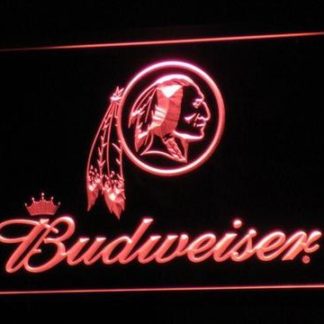 Washington Redskins Budweiser neon sign LED