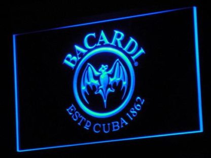Bacardi neon sign LED