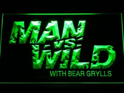 Man vs Wild with Bear Grylls neon sign LED