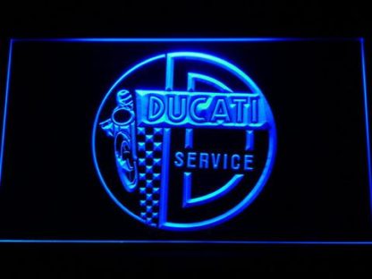 Ducati Service Center neon sign LED