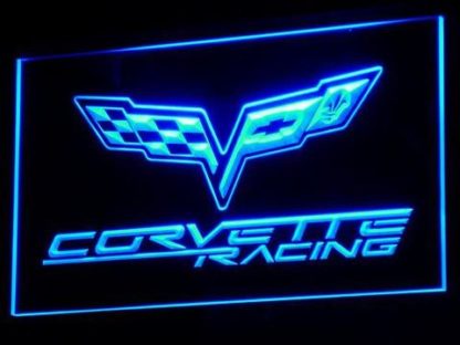 Chevrolet Corvette Racing neon sign LED