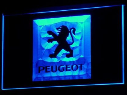 Peugeot neon sign LED