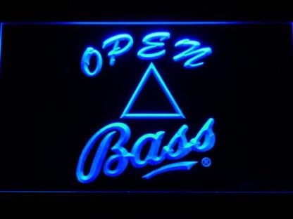 Bass Open neon sign LED