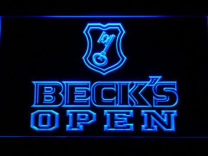 Beck's Open neon sign LED