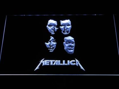 Metallica Faces neon sign LED