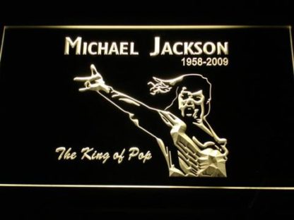 Michael Jackson 1958-2009 neon sign LED