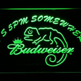 Budweiser Lizard It's 5pm Somewhere neon sign LED