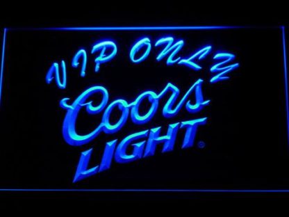 Coors Light VIP Only neon sign LED