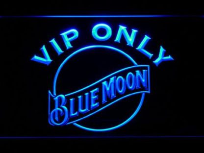 Blue Moon VIP Only neon sign LED