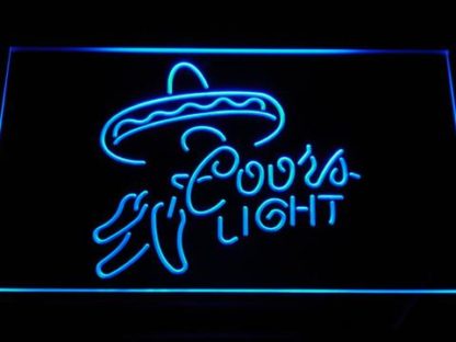 Coors Light - Sombrero and Chilis neon sign LED