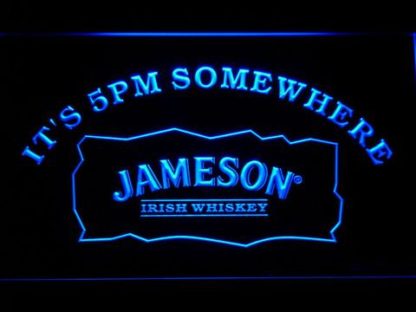 Jameson It's 5pm Somewhere neon sign LED