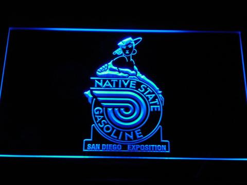 Native State Gasoline neon sign LED