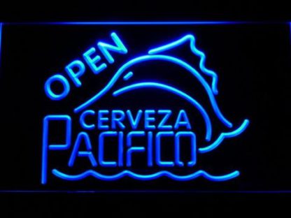 Cerveza Pacifico Open neon sign LED