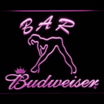 Budweiser Woman's Silhouette Bar - Image 7