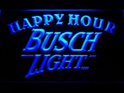 Busch Light Happy Hour neon sign LED