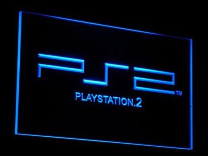 PlayStation PS2 neon sign LED