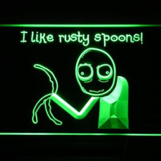 Salad Fingers Rusty Spoons neon sign LED