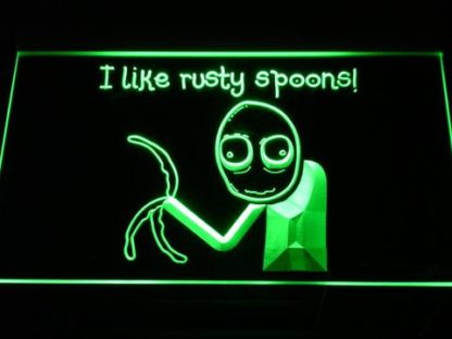 Salad Fingers Rusty Spoons neon sign LED