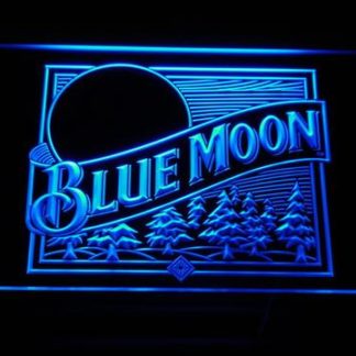 Blue Moon Old Logo neon sign LED