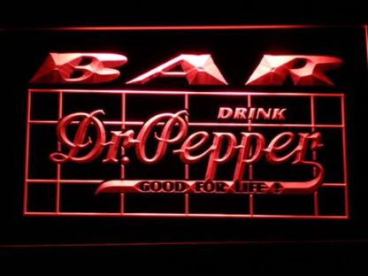 Dr Pepper Bar neon sign LED