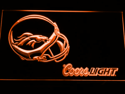 Denver Broncos Coors Light neon sign LED