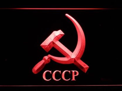 Hammer and Sickle CCCP neon sign LED