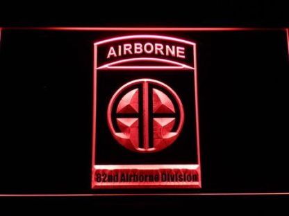 US Army 82nd Airborne Division neon sign LED