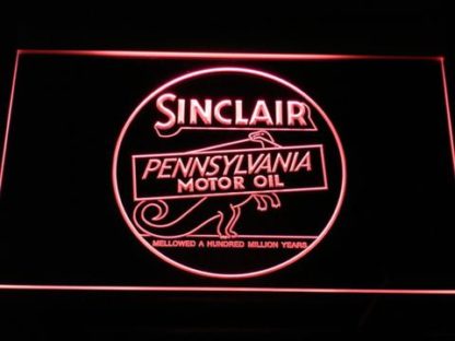 Sinclair Motor Oil neon sign LED