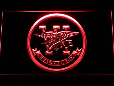 US Navy SEAL Team 6 neon sign LED