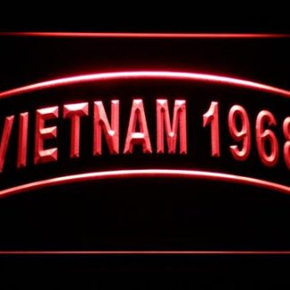 US Army Vietnam 1968 neon sign LED