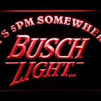 Busch Light It's 5pm Somewhere neon sign LED