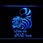 Alice in Wonderland Cheshire Cat We're All Mad Here - Image 3