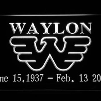 Waylon Jennings neon sign LED