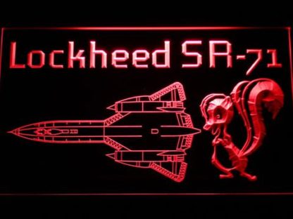 Lockheed SR-71 Aircraft neon sign LED