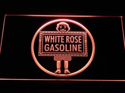 White Rose Gasoline - En-Ar-Co Boy neon sign LED