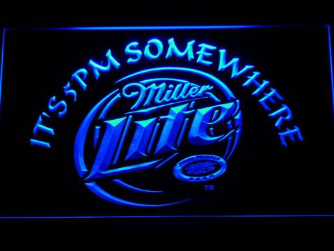 Miller Lite It's 5pm Somewhere neon sign LED
