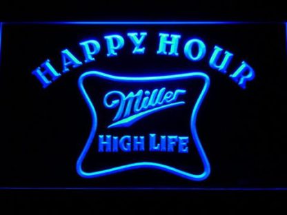 Miller High Life Happy Hour neon sign LED