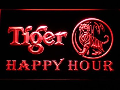 Tiger Happy Hour neon sign LED