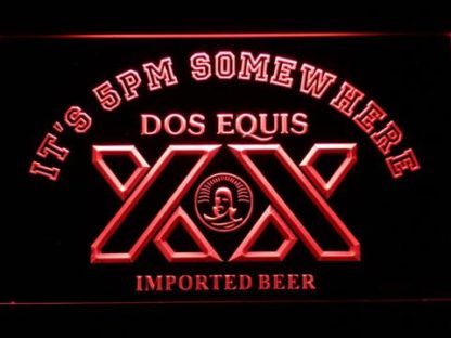 Dos Equis It's 5pm Somewhere neon sign LED