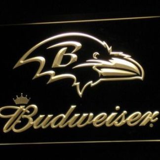 Baltimore Ravens Budweiser neon sign LED