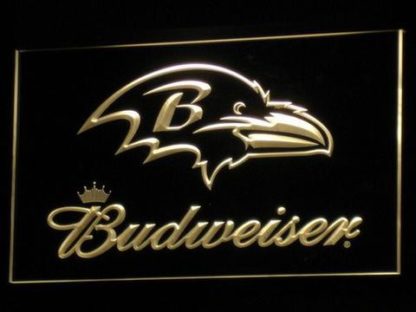 Baltimore Ravens Budweiser neon sign LED