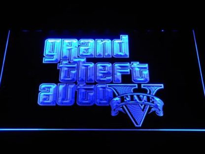 Grand Theft Auto Five neon sign LED