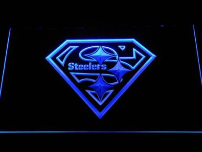 Pittsburgh Steelers Superman neon sign LED